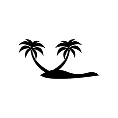 Fototapeta premium beach icon or logo isolated sign symbol,vector trendy style illustration for weba and app..eps