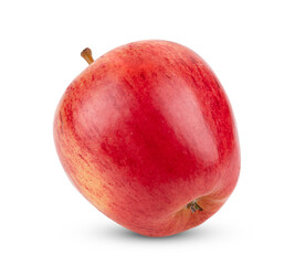 red apple isolated on transparent png ( Image from camera)