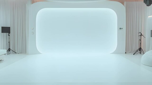 empty white room with window