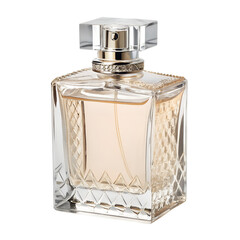 Perfume Bottle Without Name on Transparent Background
