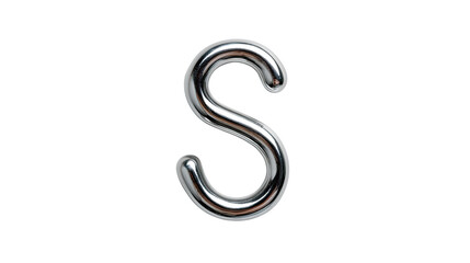 Curved S Hook: A sleek, metallic S-hook, suspended in mid-air, ready to offer its functional prowess. Its polished surface gleams, promising strength and reliability for various hanging needs.