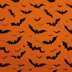 Fototapeta premium halloween bats pattern wallpaper