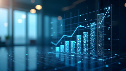 Maximize Business Success: Corporate Strategic Planning Frameworks Using Data Analytics & Market Insights - Stock Photo Concept with Left Space for Text