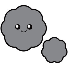わたぼこり　イラスト　キャラクター　かわいい