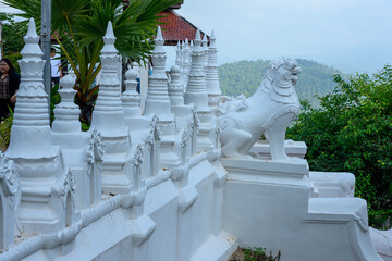 A Thai temple in Mae Hong Son province.