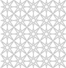 Fototapeta premium abstract black white stripe line. geometric triangle texture background. hexagon pattern. retro styled concept.