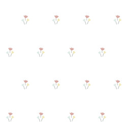 Soft Botanical Seamless Flower Pattern