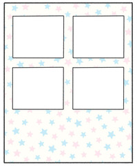 별무늬 인생네컷 프레임 일러스트