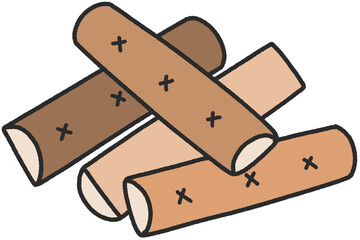 전통 윷놀이 윷 그림 손그림 일러스트 스티커