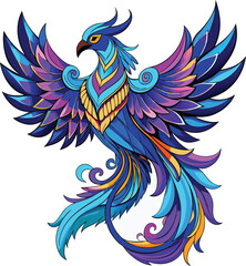 peacock feather vector drawing