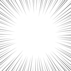 Dynamic Burst of Radiating Lines