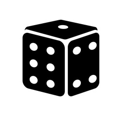 Dice icons illustration. vector . editable