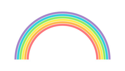 Vibrant Rainbow Illustration