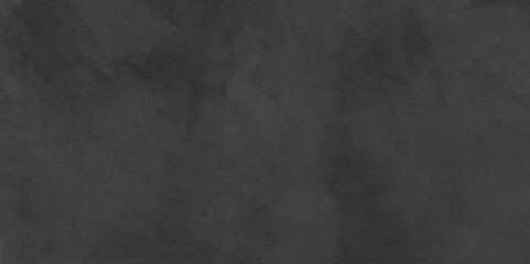 Abstract  design featuring a realistic dark studio setting with an old cement wall texture. The background blends dark black tones Aged photo editor layer. Black grunge abstract background
