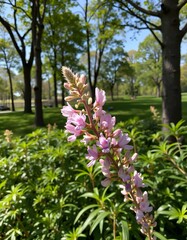 pink and white flowers