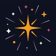 stars design night art