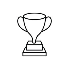 Trophy Icon vector stock illustration