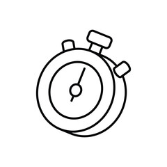 Stopwatch Icon vector stock illustration