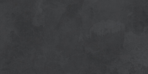 Abstract  design featuring a realistic dark studio setting with an old cement wall texture. The background blends dark black tones Aged photo editor layer. Black grunge abstract background