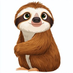 Obraz premium Unleash Your Creativity A Visual Prompt Generator for Detailed and Engaging Sloth Imagery