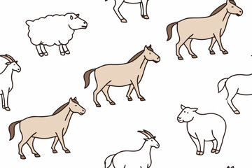 farm animals collection