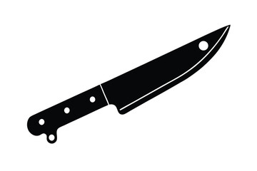 bloody knife vector icon