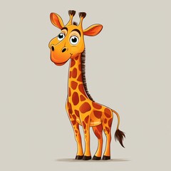 Obraz premium Unleash Your Creativity A Bored Giraffes Visual Prompt for Stunning Image Generation