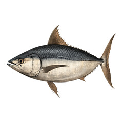 Colorful Tuna Art - Marine Species