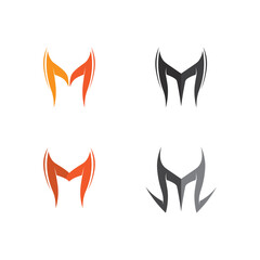 Tech Inspired M Vector Logo with Digital Pixel Elements for IT Company Logo