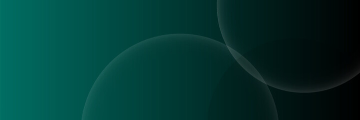 A dark green background with smooth, overlapping circles. The background is green with a gradient texture, creating a modern, abstract style.