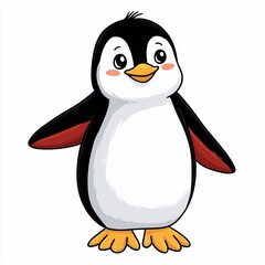 Obraz premium Humorous Penguin Image A Visual Prompt Generator for Creative Storytelling Design Inspiration