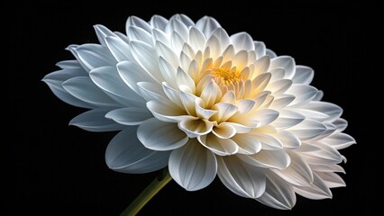 Radiant White Dahlia