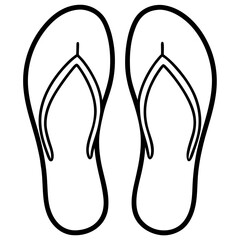 flip flops vector