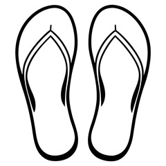 flip flops vector