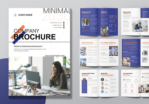 Minimal Business Brochure Layout