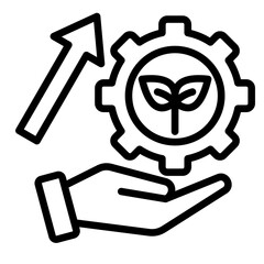 Rural Development  Icon Element For Design
