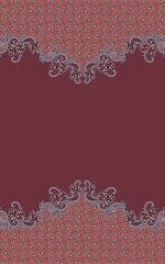 background floral design mauve color
