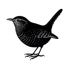 eurasian wren vector 