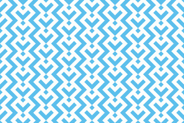 Abstract geometric pattern. A seamless vector background. White and blue ornament. Graphic modern pattern. Simple lattice graphic design