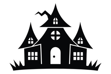 witch house vector icon