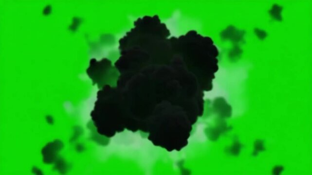 Bright glowing energy orb expanding and pulsing over green screen backdrop (#00FF00), magical power effect, 4K, isolated on white background