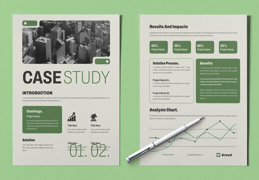 Case Study Flyer Template