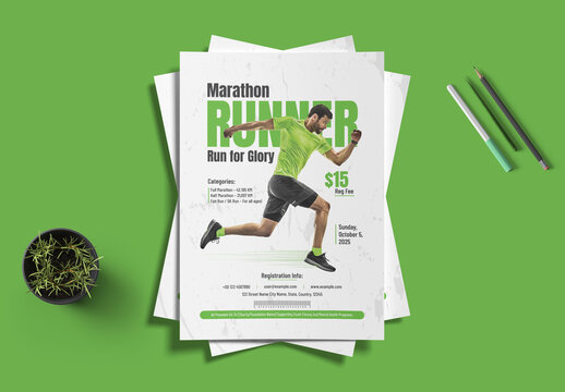 City Marathon Event Flyer Template
