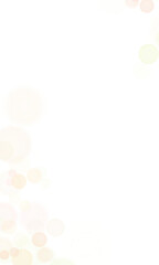 Yellow Bokeh Light PNG Effect