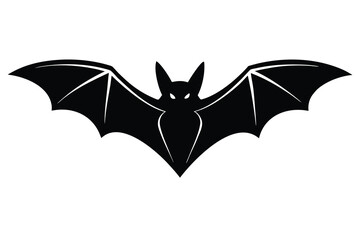 bat flying vector icon