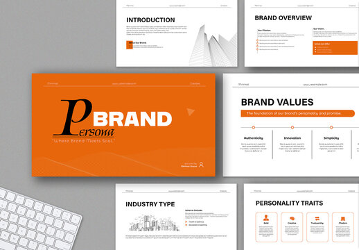Minimalist Brand Persona Presentation