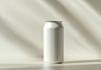 White can mockup, studio shot, soft shadows, product presentation