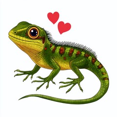Obraz premium Unleash Your Inner Artist A Comprehensive Visual Prompt Generator for Captivating Lizard Art