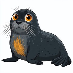 Obraz premium Stunning Realistic Seal Illustration A Powerful Visual Prompt Generator for Artistic Creation
