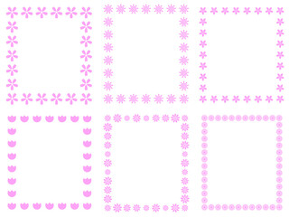 花のフレーム　B-3